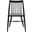 Wren Black 19 Inch Spindle Dining Chair Set of 2