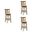 Wren Swivel Bar Height Bar Stool Set of 3 In Sepia Brown and Light Scone