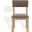 Wrenley Boucle Dining Chair In Light Brown and Natural