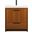 Wyatt 30 Inch Single Bathroom Vanity In Teak