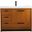 Wyatt 42 Inch Single Bathroom Vanity In Teak
