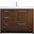 Wyatt 42 Inch Single Bathroom Vanity In Walnut