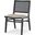 Wynn Beige Fabric With Black Wood Dining Chair