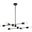Xavier 6 Lights Pendant In Black LD7051D31BK