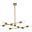 Xavier 6 Lights Pendant In Brass LD7051D31BR