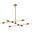 Xavier 6 Lights Pendant In Brass LD7052D35BR