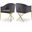 Xavier Velvet Dining Chair In Grey/Gold