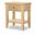 XXX's and OOO's 1 Drawer Open Night Stand In Amber