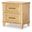 XXX's and OOO's 2 Drawer Night Stand In Amber