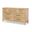 XXX's and OOO's 7 Drawer Dresser In Amber