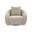 Yahya Swivel Accent Chair In Pebble