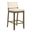 Yaneli Counter Height Bar Stool In Putty Brown and White