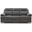Yarrow Lane Reclining Sofa with Drop Down Table In Charcoal