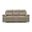 Yarrow Lane Reclining Sofa with Drop Down Table In Mocha