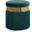 Yasmine Velvet Ottoman/Stool In Green