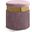 Yasmine Velvet Ottoman/Stool In Pink