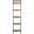 Yassi 5 Tier Leaning Etagere in Honey Brown