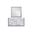 Ylime Marble Dresser with LED In White