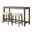 Yosef 3 Piece Rectangular Wood Bar Set In Oak