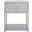 Yudi 1 Drawer 1 Shelf Nightstand in Grey