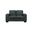 Yvonne 59 Inch Loveseat with Track Arms In Flint