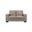 Yvonne 59 Inch Loveseat with Track Arms In Tundra