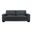 Yvonne 79 Inch Sofa with Track Arms In Flint