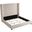 Yvonne Velvet Upholstered California King Platform Bed In Beige
