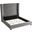 Yvonne Velvet Upholstered California King Platform Bed In Gray