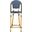 Zaid Stackable Bar Stool in Navy