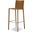 Zak Caramel Leather Counter Stool - Set of 2