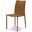 Zak Caramel Leather Dining Chair Set of 2