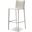 Zak Pure White Leather Counter Stool - Set of 2