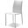 Zak Pure White Leather Dining Chair - Set of 2