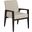 Zanzibar Latham Upholstered Arm Chair In Beige