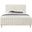 Zara Velvet King Bed In Cream