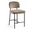Zarelle Performance Fabric Upholstered Counter Stool Set of 2 In Taupe