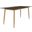 Zayle 71 Inch Dining Table In Clear