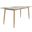 Zayle 71 Inch Dining Table In Light Grey