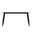 Zayle 71 Inch Dining Table with Sintered Stone Top In Black and White