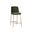 Zeke Counter Stool In Bergen Olive and Antique Brass