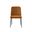 Zeke Dining Chair Set of 2 In Black and Bergen Marmalade