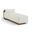 Zephyr Linen Textured Fabric Upholstered Chaise In Cream