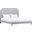 Zest Queen Upholstered Bed With Welt In Light Grey