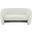 Zhao Curved Loveseat In Ivory