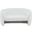 Zhao Curved Loveseat In White