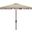 Zimmerman 7.5 Ft Square Market Umbrella In White Beige
