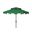 Zimmerman 9Ft Double Top Market Umbrella in Green and White