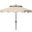 Zimmerman 9Ft Double Top Market Umbrella In White Beige