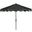 Zimmerman Dark Green 9 Crank Market UV Resistant Umbrella with Flap
